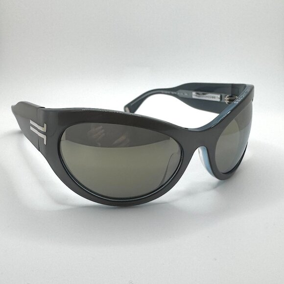 Marc Jacobs MJ 1087/S TRENDY Silver Mirror Cat Eye Sunglasses